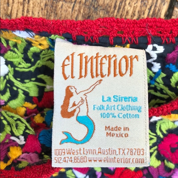 El Interior Hand-Embroidered Blouse - Picture 8 of 8